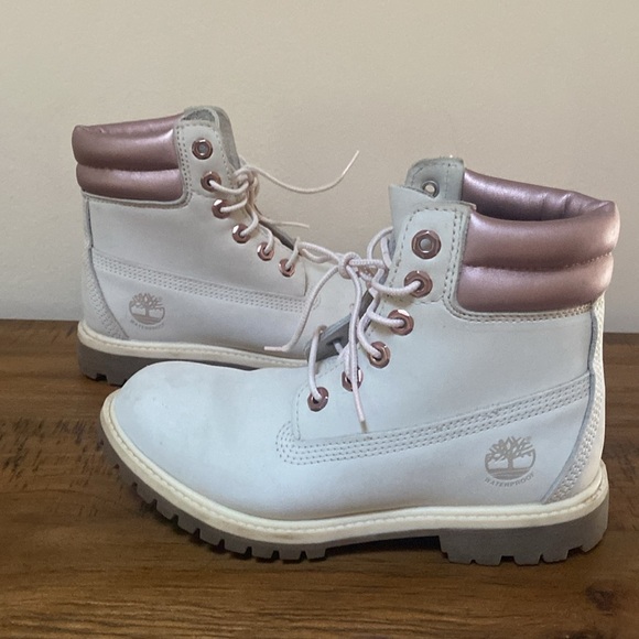 Timberland Waterville 6” Waterproof Boot Women’s Natural Nubuck Size 6.5 - Picture 10 of 11